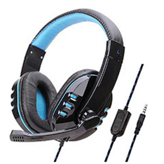Soyto SY733MV Gaming Computer Headset For PS4 (Black Blue) - Multimedia Headset by Soyto | Online Shopping South Africa | PMC Jewellery