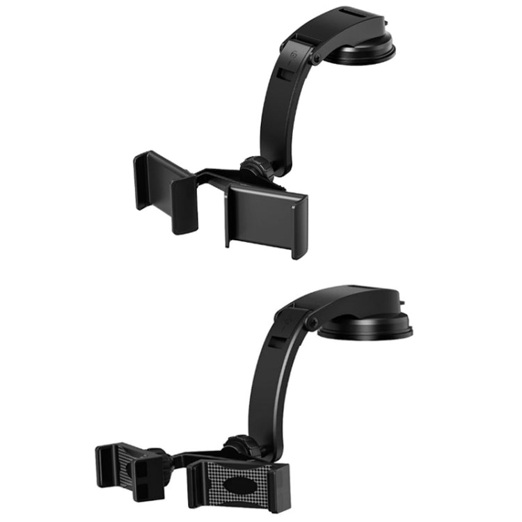 HLT212 Suction Cup Type Double Chuck Folding Car Phone Holder(Narrow Head Double Clamp) - Car Holders by PMC Jewellery | Online Shopping South Africa | PMC Jewellery