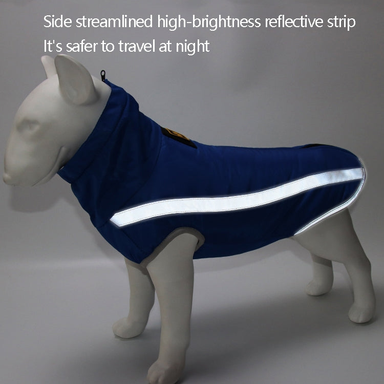 BL-677 Autumn And Winter Pet Dog Clothes, Size: XXXXL(Blue) - Clothing by PMC Jewellery | Online Shopping South Africa | PMC Jewellery