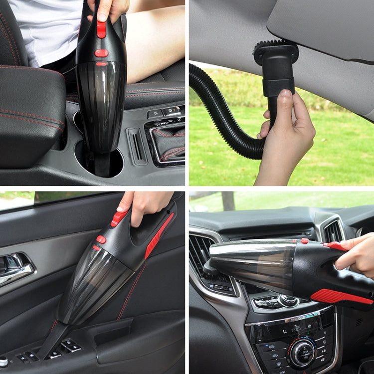 CS1016 120W Cordless Dry Wet Car Handheld Vacuum Cleaner With Light(Black) - Vacuum Cleaner by PMC Jewellery | Online Shopping South Africa | PMC Jewellery