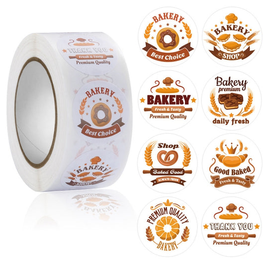Bakery Cake Shop Cartoon Cute Sticker Decorative Sealing Sticker, Size: 2.5cm / 1 Inch(HA015) - Sticker & Tags by PMC Jewellery | Online Shopping South Africa | PMC Jewellery