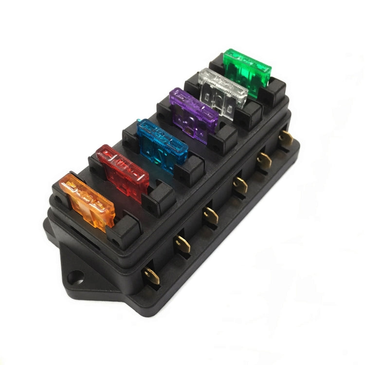 F458-Z Direct 6-Way Fuse Holder Car DC Modification Insurance Box - Fuse by PMC Jewellery | Online Shopping South Africa | PMC Jewellery