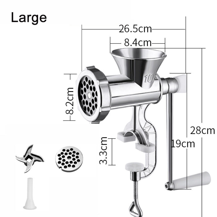 Household Manual Grinder Sausage Machine, Specification: No. 10 Large - free shipping - PMC TechLife - Order now!