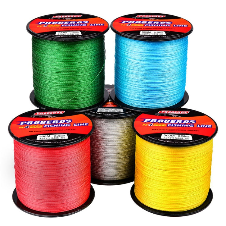 PROBEROS 4 Edited 300M Fish Line, Line number: 2.0 / 25LB(Grey) - Fishing Lines & Ropes by PROBEROS | Online Shopping South Africa | PMC TechLife | Buy Now Pay Later Mobicred
