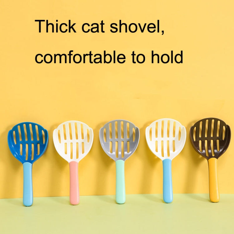 Pet Cat Litter Shovel Cat Poop Cleaning Tool(Coffee + Orange) - Litter & Housebreaking by PMC TechLife | Online Shopping South Africa | PMC TechLife | Buy Now Pay Later Mobicred