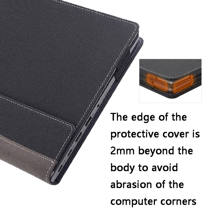 Laptop Leather Anti-Fall Protective Case For HP Envy X360 13-Ag Ar(Navy Blue) - 13.3 inch by PMC TechLife | Online Shopping South Africa | PMC TechLife