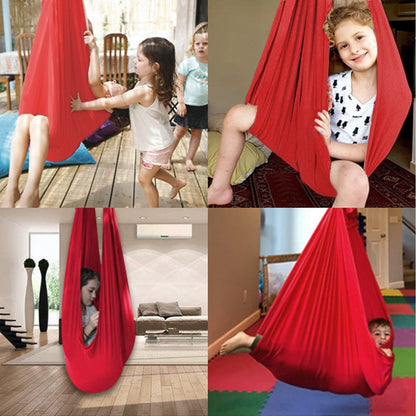 Kids Elastic Hammock Indoor Outdoor Swing, Size: 1.5x2.8m (Black) - Hammocks by PMC Jewellery | Online Shopping South Africa | PMC Jewellery | Buy Now Pay Later Mobicred