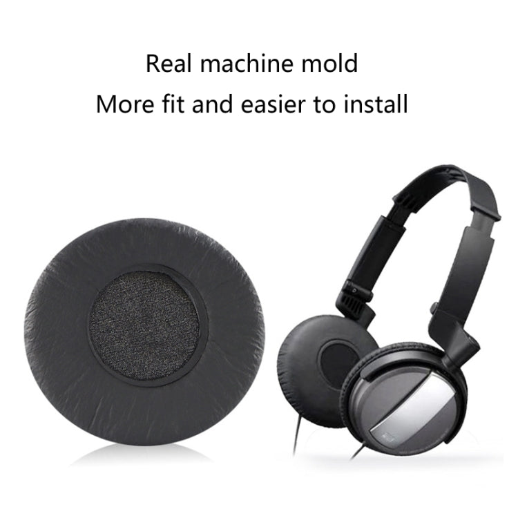 1 Pair Sponge Cushion Earpads For Sony MDR-NC7 / NC5 Headset(Black) - Earmuff & Pad by PMC Jewellery | Online Shopping South Africa | PMC Jewellery