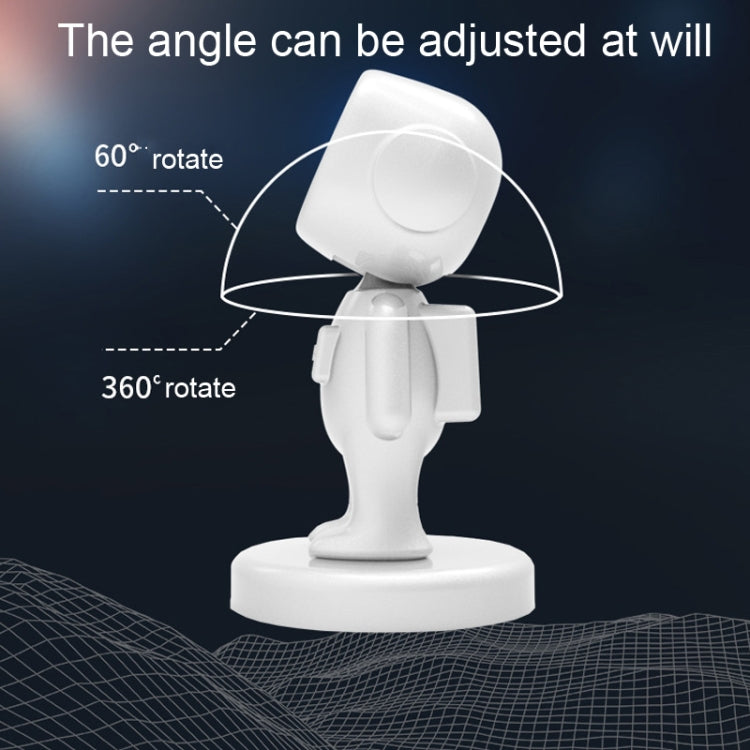 TOPFREE Astronaut Car Bracket Magnetic Adhesive Paste Navigation Car Phone Bracket(Black) - Car Holders by PMC TechLife | Online Shopping South Africa | PMC TechLife