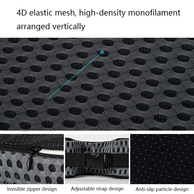 Thickened Breathable Memory Foam Car Seat Cushion(QFC047 Black) - free shipping - PMC TechLife - Order now!
