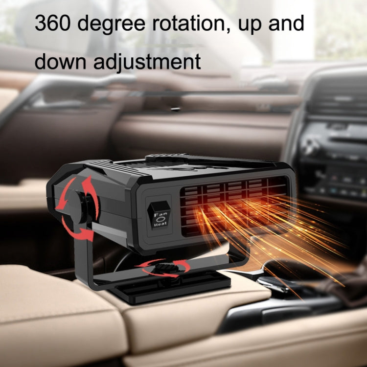 12V Car Heater Fan Defrost Defogger(Black) - Heating & Fans by PMC TechLife | Online Shopping South Africa | PMC TechLife