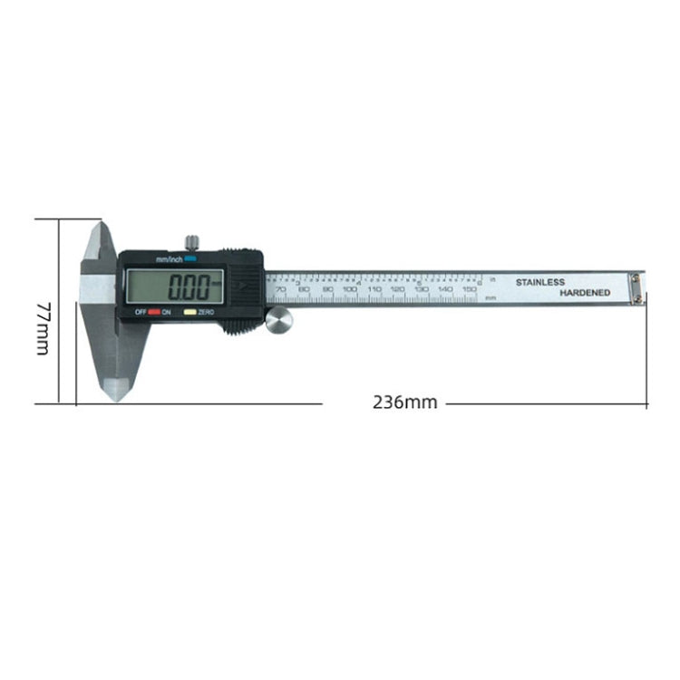 0-200mm Stainless Steel Electronic Digital Vernier Caliper - Measuring Tools by PMC TechLife | Online Shopping South Africa | PMC TechLife | Buy Now Pay Later Mobicred