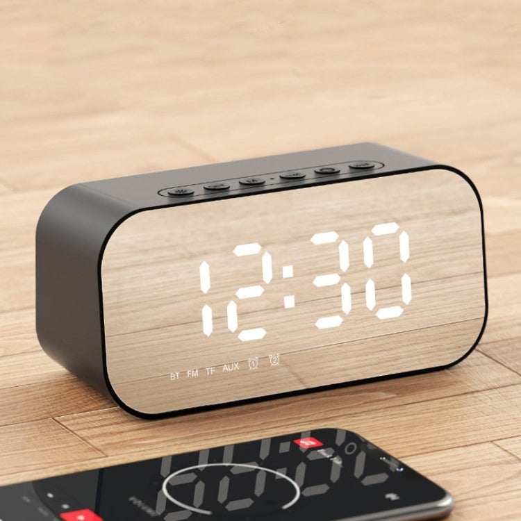 Havit M3 Subwoofer Mini Mirror Clock Bluetooth Speaker, Spsc: 1200mAh (Black） - Desktop Speaker by Havit | Online Shopping South Africa | PMC Jewellery | Buy Now Pay Later Mobicred