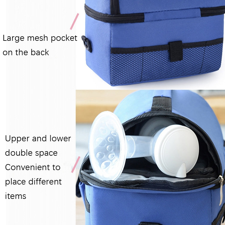 Double Insulation Bag Breast Milk Fresh Bag Bottle Mummy Bag(Sky Blue) - Lunch Bags by PMC Jewellery | Online Shopping South Africa | PMC Jewellery