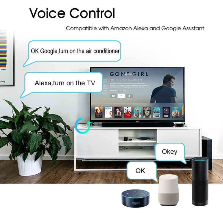 Mobile WiFi Infrared Voice Remote Control Smart Remote Control - Universal by PMC TechLife | Online Shopping South Africa | PMC TechLife