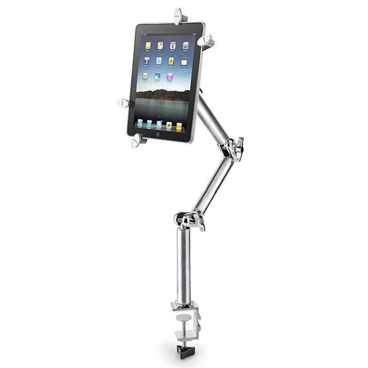 TB-03 Aluminum Alloy Tablet PC Stand Lazy Bedside Desktop Folding Camera Microphone Stand(Silver) - Lazy Bracket by PMC TechLife | Online Shopping South Africa | PMC TechLife