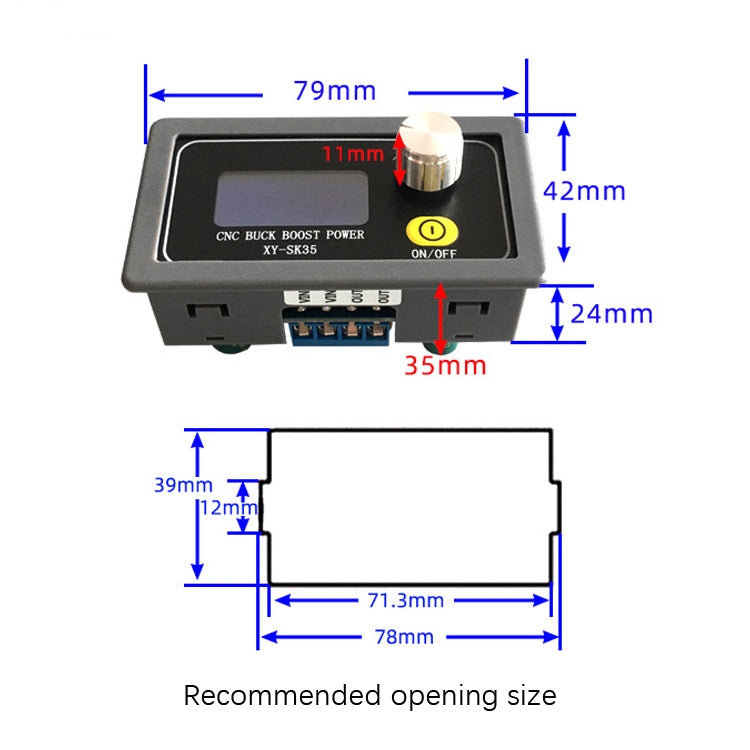 5-30V Adjustable DC Voltage Regulator Power Module Solar Charge - Other Accessories by PMC TechLife | Online Shopping South Africa | PMC TechLife