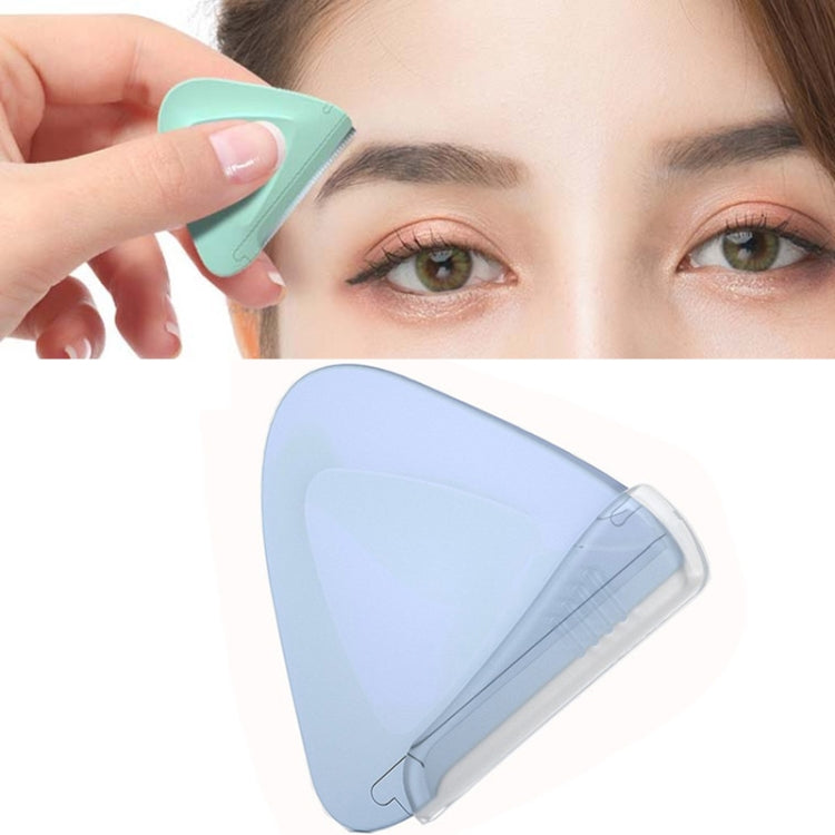 2 PCS/Box Small Triangular Eyebrow Trimmer(Purple + Green) - free shipping - PMC TechLife - Order now!
