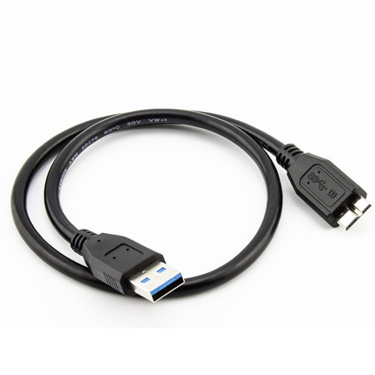 USB 3.0 Male To Micro USB HDD Data Cord For External Mobile HDD,Cable Length:1.8m(Black) - USB 3.0 by PMC TechLife | Online Shopping South Africa | PMC TechLife