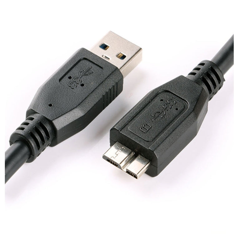 USB 3.0 Male To Micro USB HDD Data Cord For External Mobile HDD,Cable Length:1.8m(Black) - USB 3.0 by PMC TechLife | Online Shopping South Africa | PMC TechLife