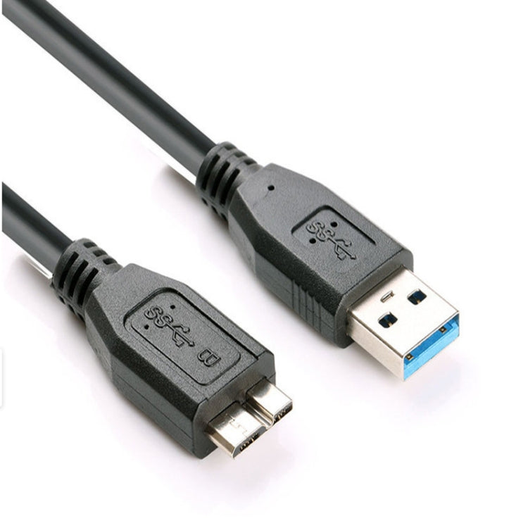 USB 3.0 Male To Micro USB HDD Data Cord For External Mobile HDD,Cable Length:1.8m(Black) - USB 3.0 by PMC TechLife | Online Shopping South Africa | PMC TechLife