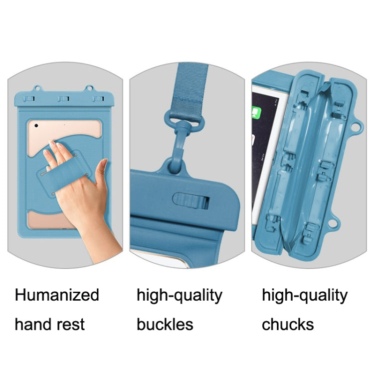 PB-01 Tablet PC Waterproof Bag For Below 9 Inches(Gray Blue) - Waterproof Bag by PMC TechLife | Online Shopping South Africa | PMC TechLife