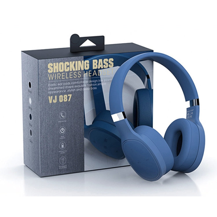 VJ087 Folding Wireless Sports Bluetooth Gaming Headset(Grey) - Headset & Headphone by PMC TechLife | Online Shopping South Africa | PMC TechLife