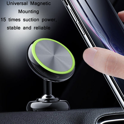 Car Aluminum Alloy Magnetic Mobile Phone Holder, Colour: Black (Luminous) - Car Holders by PMC Jewellery | Online Shopping South Africa | PMC Jewellery