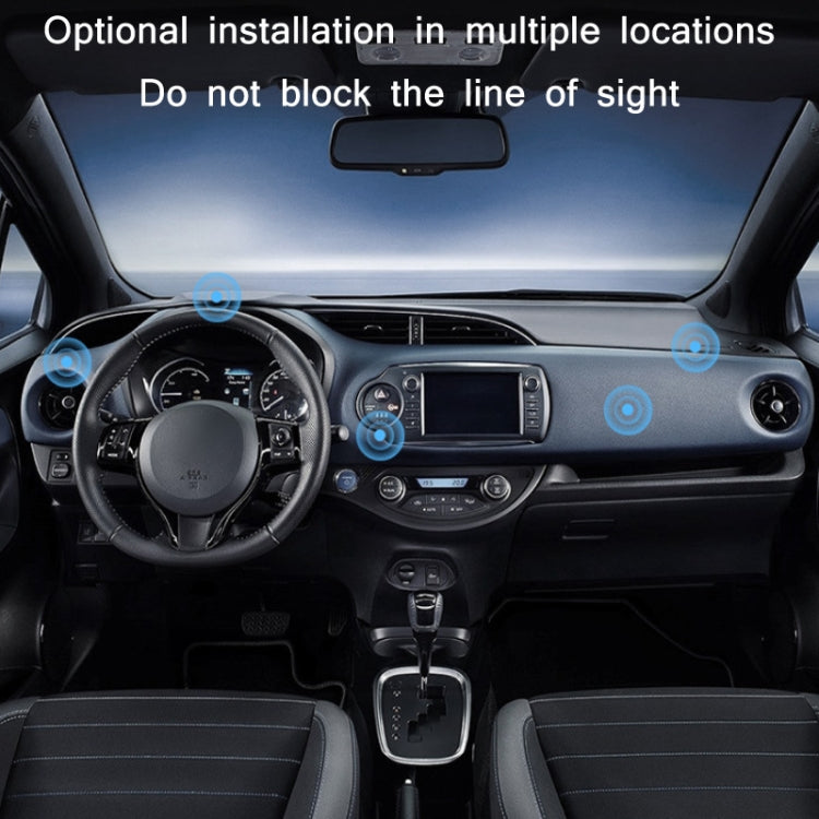 Car Aluminum Alloy Magnetic Mobile Phone Holder, Colour: Red (Luminous) - Car Holders by PMC TechLife | Online Shopping South Africa | PMC TechLife