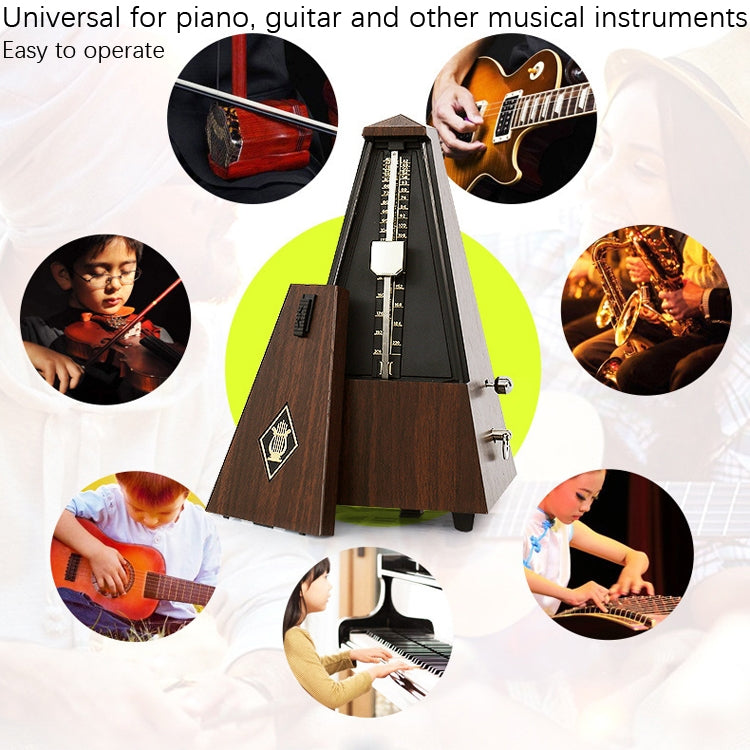 FRIEND Tower Mechanical Terrace Piano Guitar Violin Universal Rhythm Instrument(Tower Teak Color) - Stringed Instruments by PMC Jewellery | Online Shopping South Africa | PMC Jewellery