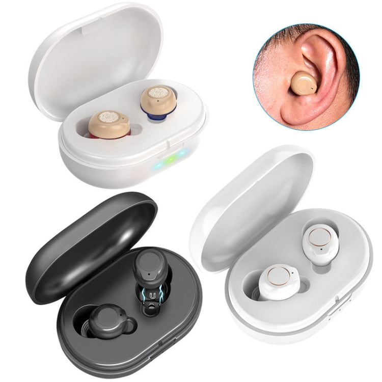 Older Young Sound Amplifier Sound Collector Hearing Aid(White) - Hearing Aids by null | Online Shopping South Africa | PMC Jewellery