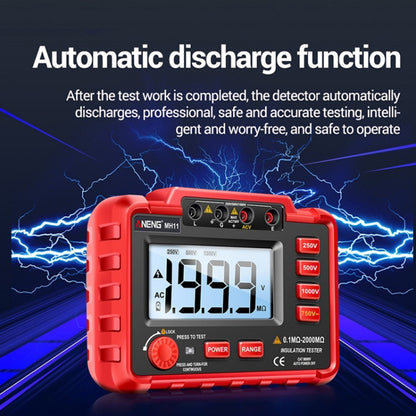 ANENG MH11 High Voltage Digital Insulation Resistance Voltage Tester(Green) - Current & Voltage Tester by ANENG | Online Shopping South Africa | PMC Jewellery | Buy Now Pay Later Mobicred