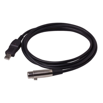 3m Microphone Connection Computer Cable USB To XLR(Black) - Microphone Audio Cable & Connector by PMC Jewellery | Online Shopping South Africa | PMC Jewellery