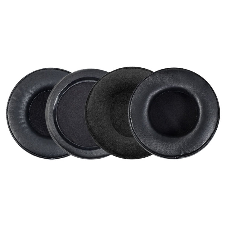2 PCS  Earmuffs for Audio-Technica AD1000X AD2000X AD900X AD700X,Style: Black Thickened Protein Skin - Earmuff & Pad by PMC TechLife | Online Shopping South Africa | PMC TechLife