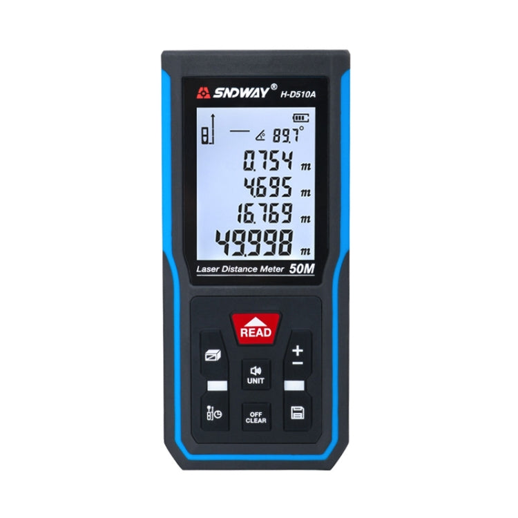 SNDWAY H-D510A Handheld Laser Rangefinder Infrared Measuring Instrument, Distance: 50m - free shipping - PMC TechLife - Order now!