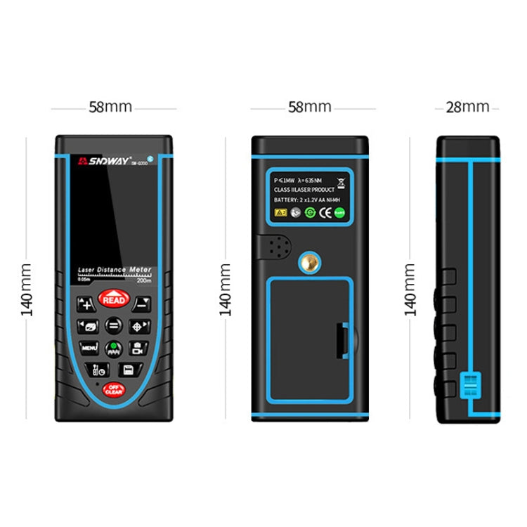 SNDWAY Outdoor Camera Laser Rangefinder, Style: Video + Image + Bluetooth + Drawing - free shipping - PMC TechLife - Order now!