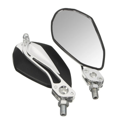 Aluminum Alloy Motorcycle Large-view Rearview Mirror Modification(Black) - Side Mirrors by PMC Jewellery | Online Shopping South Africa | PMC Jewellery