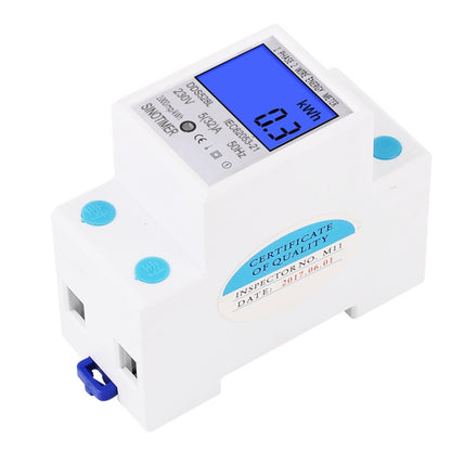 DDS528L Backlight Display Home Single-phase Rail Energy Meter 5-32A(110V 60Hz) - Current & Voltage Tester by SINOTIMER | Online Shopping South Africa | PMC Jewellery | Buy Now Pay Later Mobicred