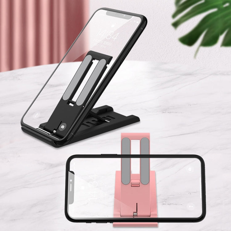 2 PCS K30 Multi-speed Adjustment Desktop Mobile Phone Bracket Notebook Folding Bracket(Pink) - Desktop Holder by PMC TechLife | Online Shopping South Africa | PMC TechLife