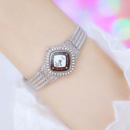 BS Bee Sister FA1659 Chain Watch Wheat Ear Watch Simple Temperament Ladies Watch(Silver) - Alloy Watches by BS Bee Sister | Online Shopping South Africa | PMC Jewellery | Buy Now Pay Later Mobicred