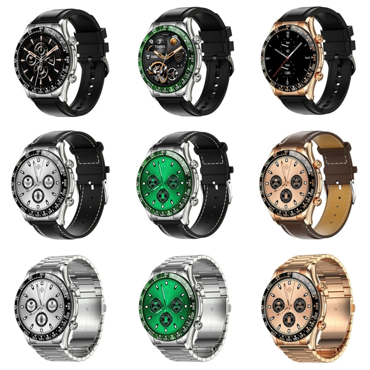 LOANIY E18 Pro Smart Bluetooth Calling Watch with NFC Function, Color: Black Leather - free shipping - PMC TechLife - Order now!