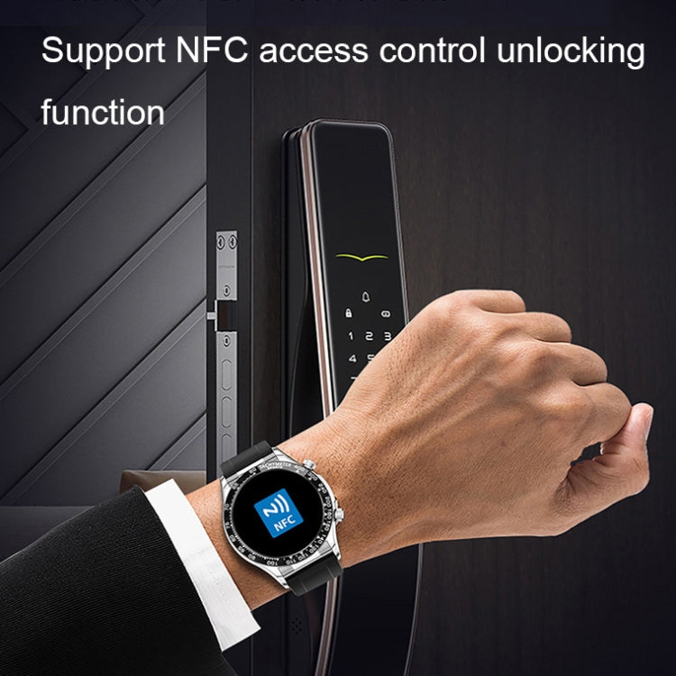 LOANIY E18 Pro Smart Bluetooth Calling Watch with NFC Function, Color: Black Silver Steel - free shipping - PMC TechLife - Order now!