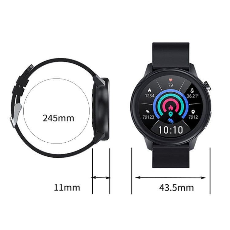 LOANIY E80 1.3 Inch Heart Rate Detection Smart Watch, Color: Blue Silicone - free shipping - PMC TechLife - Order now!