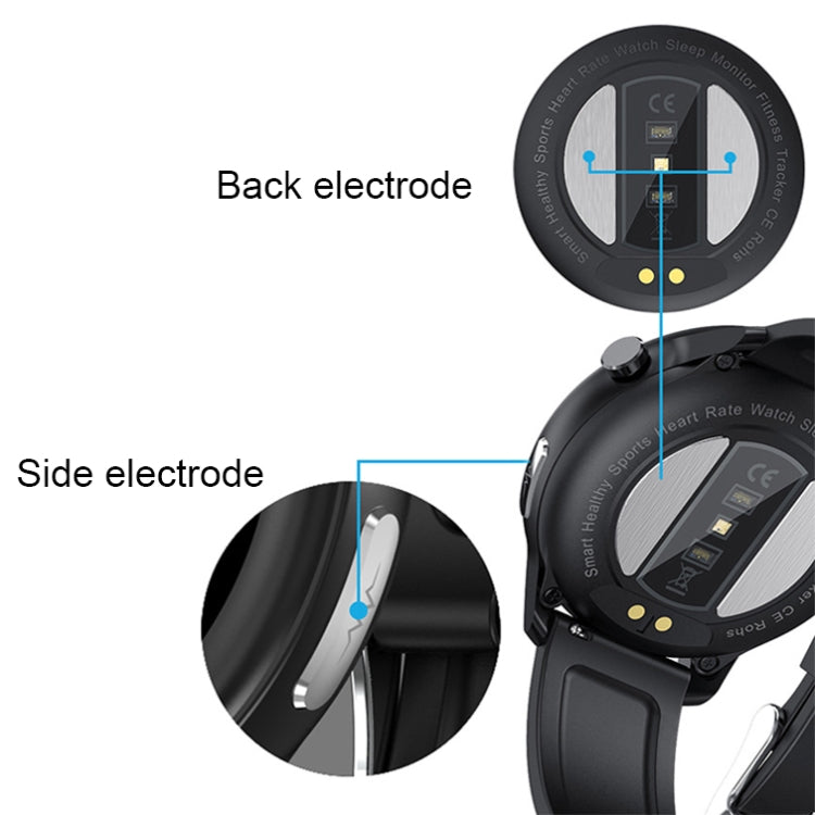 LOANIY E80 1.3 Inch Heart Rate Detection Smart Watch, Color: Blue Silicone - free shipping - PMC TechLife - Order now!
