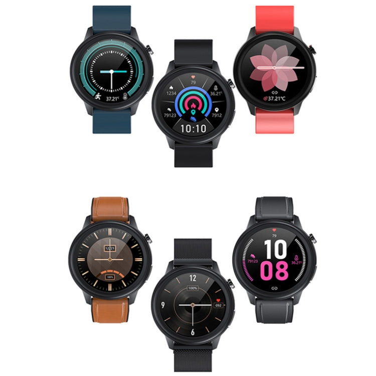 LOANIY E80 1.3 Inch Heart Rate Detection Smart Watch, Color: Black Leather - free shipping - PMC TechLife - Order now!