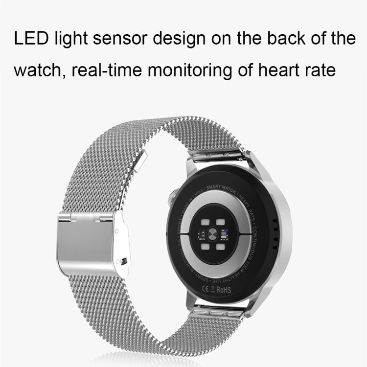 Wearkey DT4+ 1.36 Inch HD Screen Smart Call watch with NFC Function, Color: Black Silicone - free shipping - PMC TechLife - Order now!