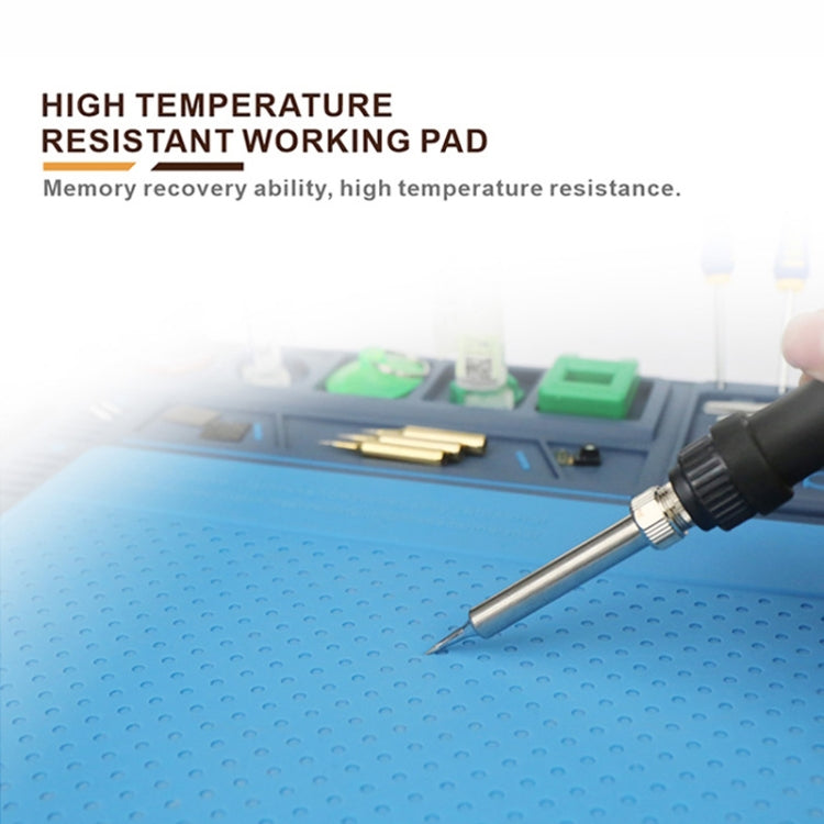 BAKU BA-695  2 in 1 TPR+Silicone Computer Phone Repair Desk Mat Heat Resistant Insulation Mat - Working Mat by BAKU | Online Shopping South Africa | PMC Jewellery | Buy Now Pay Later Mobicred