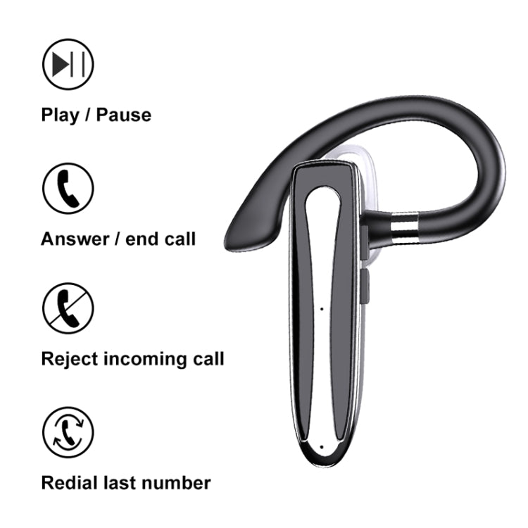 530 Business Model Hanging Ear Stereo Bluetooth Headset(Single Earphone) - Bluetooth Earphone by PMC Jewellery | Online Shopping South Africa | PMC Jewellery