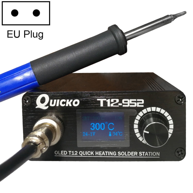 Quicko Electronic Repair Soldering Iron with Handle(EU Plug) - Electric Soldering Iron by Quicko | Online Shopping South Africa | PMC Jewellery | Buy Now Pay Later Mobicred