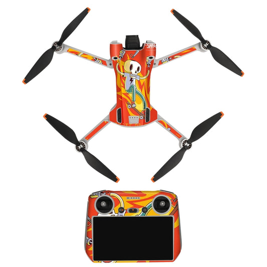 Sunnylife Drone+Remote Control Protective Sticker For DJI Mini 3 Pro RC Version( Skateboard) - Stickers by Sunnylife | Online Shopping South Africa | PMC Jewellery